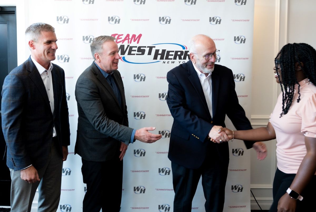 West Herr leadership team greeting Intern